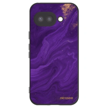 Picasee crna silikonska maskica za Google Pixel 9a - Purple