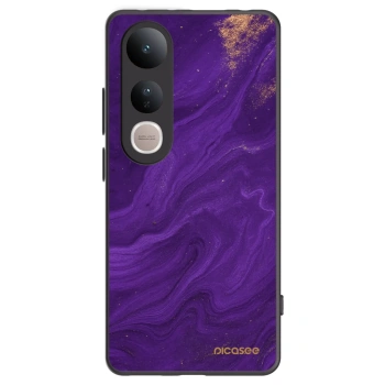Picasee crna silikonska maskica za Vivo V50 Lite 5G - Purple