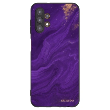 Picasee crna silikonska maskica za Samsung Galaxy A13 5G - Purple