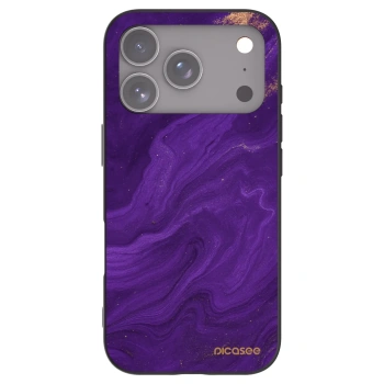 Picasee crna silikonska maskica za Apple iPhone 17 Pro - Purple