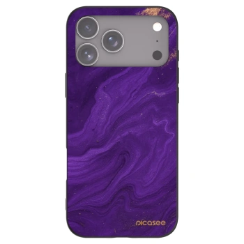 Picasee crna silikonska maskica za Apple iPhone 17 Pro Max - Purple