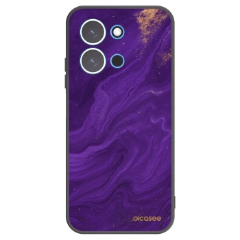 Picasee crna silikonska maskica za Xiaomi Redmi 15C 4G - Purple