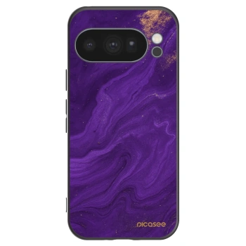 Picasee crna silikonska maskica za Google Pixel 10 Pro - Purple