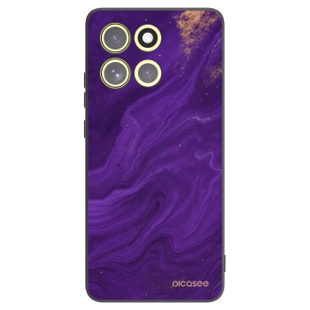 Picasee crna silikonska maskica za Motorola Moto G86 Power 5G - Purple