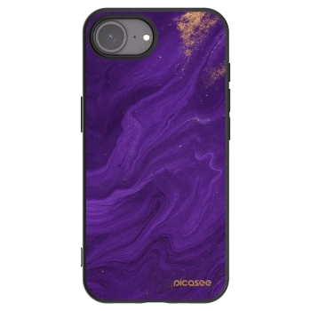 Picasee crna silikonska maskica za Apple iPhone 17e - Purple