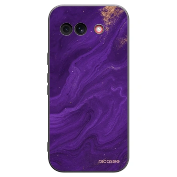 Picasee crna silikonska maskica za Google Pixel 10a - Purple