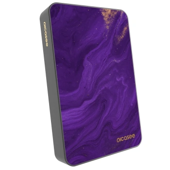 Prijenosni punjač s MagSafe 10 000 mAh Sivo - Purple