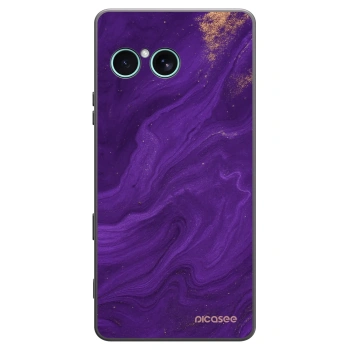 Picasee crna silikonska maskica za Sony Xperia 10 VII - Purple