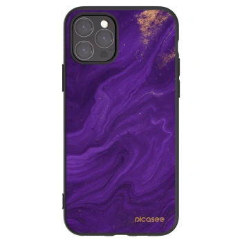Picasee crna silikonska maskica za Apple iPhone 11 Pro - Purple