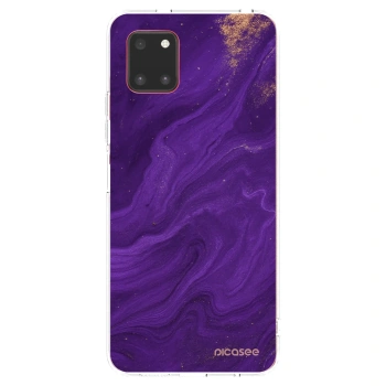 Picasee silikonska prozirna maskica za Samsung Galaxy Note 10 Lite N770F - Purple