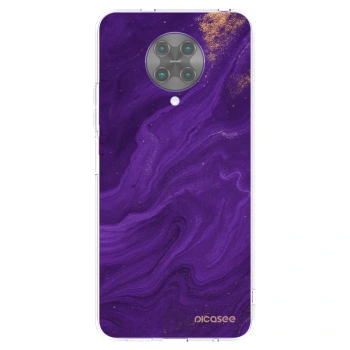 Picasee silikonska prozirna maskica za Xiaomi Poco F2 Pro - Purple
