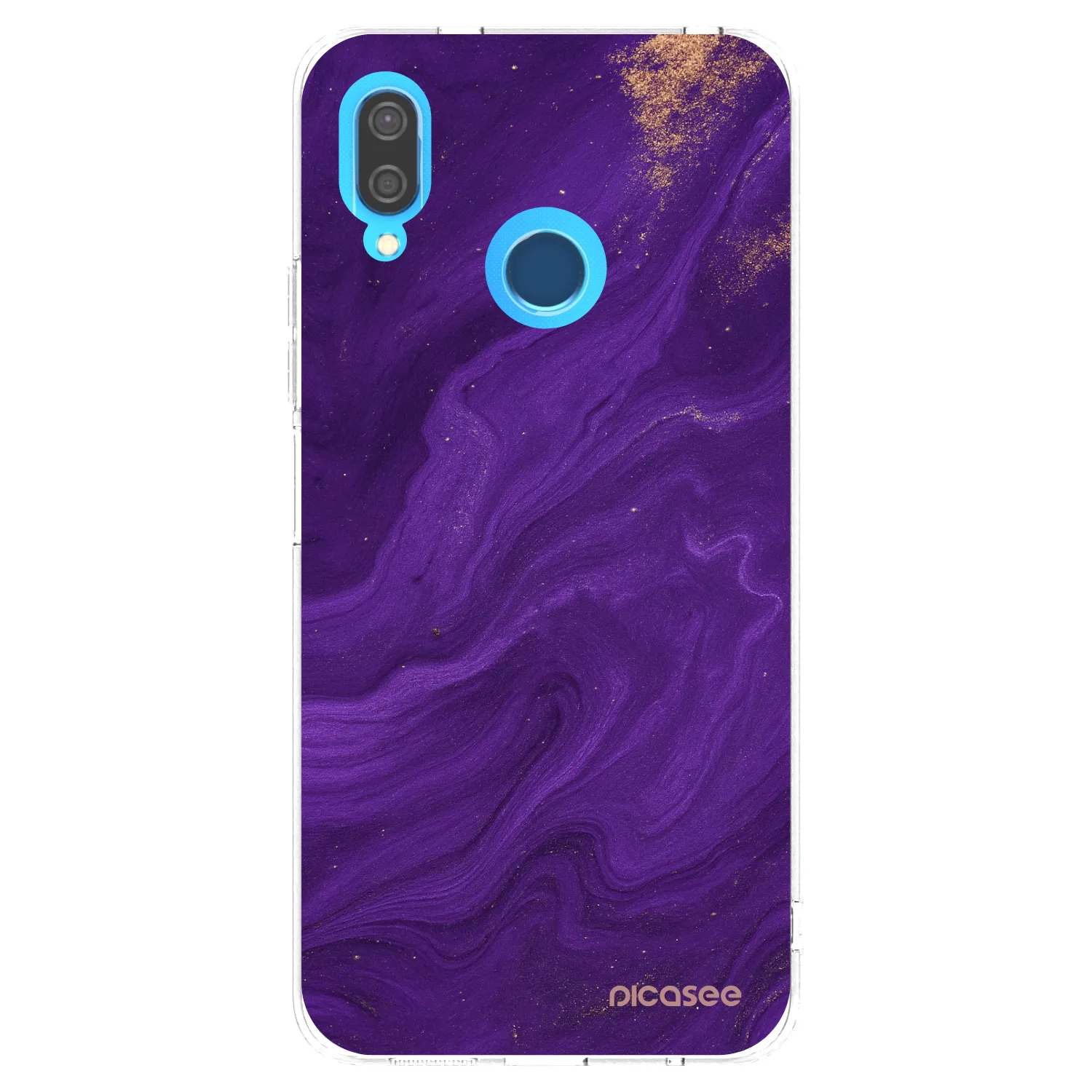 Picasee silikonska prozirna maskica za Huawei P20 Lite - Purple