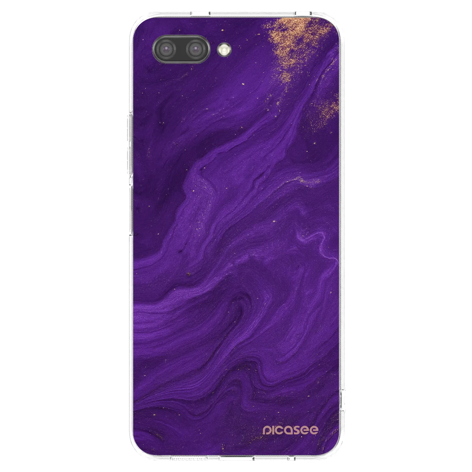 Picasee silikonska prozirna maskica za Honor 10 - Purple