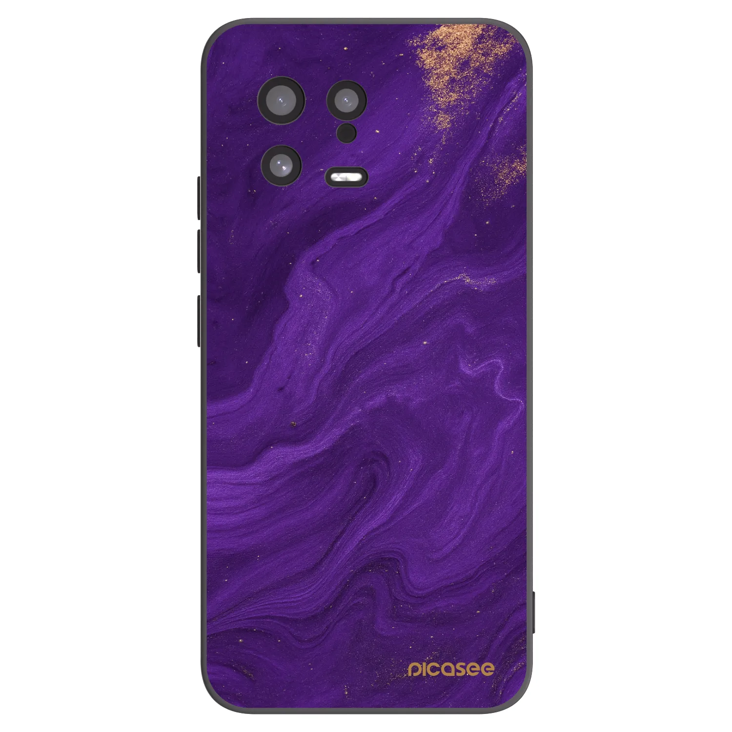 Picasee crna silikonska maskica za Xiaomi 13 - Purple