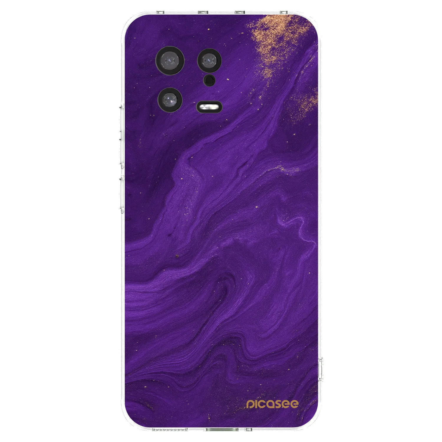 Picasee silikonska prozirna maskica za Xiaomi 13 - Purple