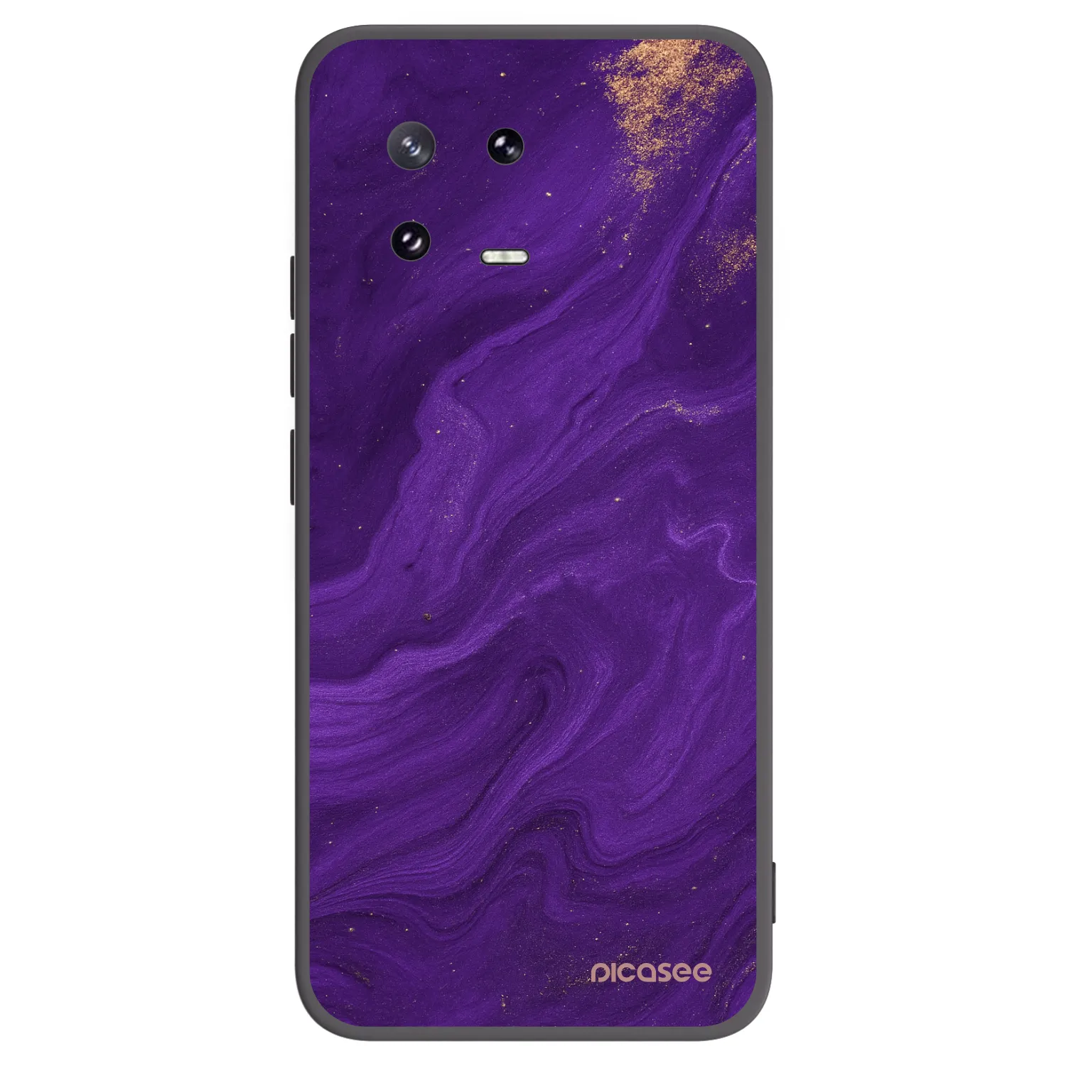 Picasee crna silikonska maskica za Xiaomi 13 Pro - Purple