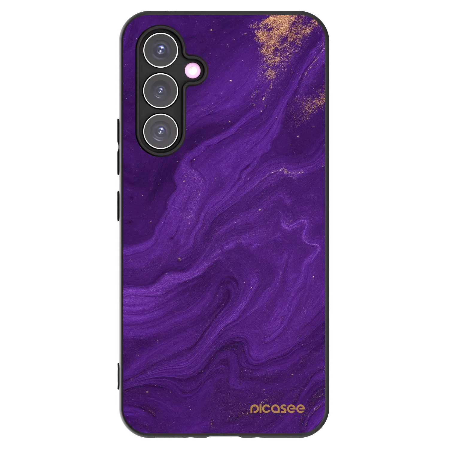 Picasee crna silikonska maskica za Samsung Galaxy A54 5G A546B - Purple