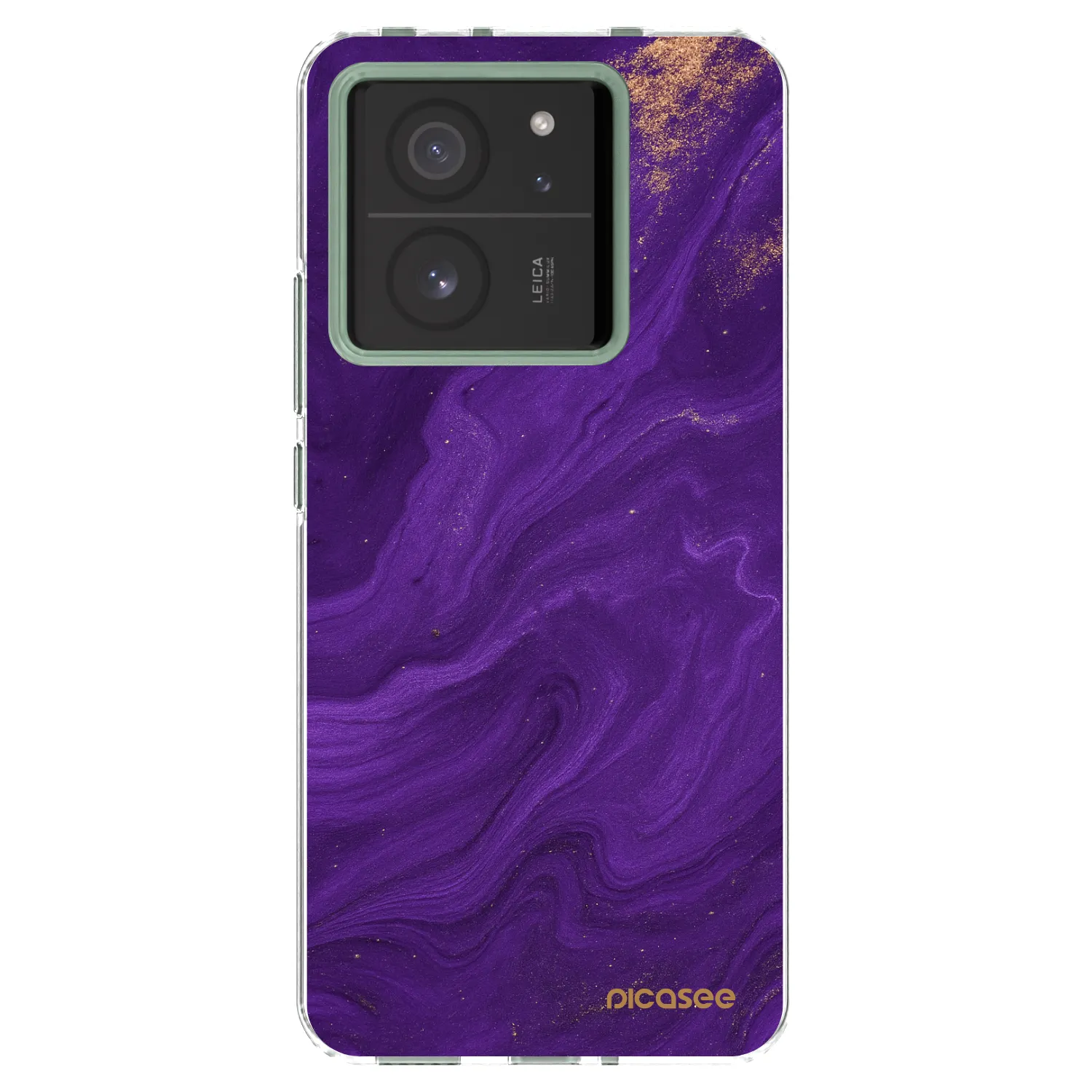 Picasee silikonska prozirna maskica za Xiaomi 13T - Purple