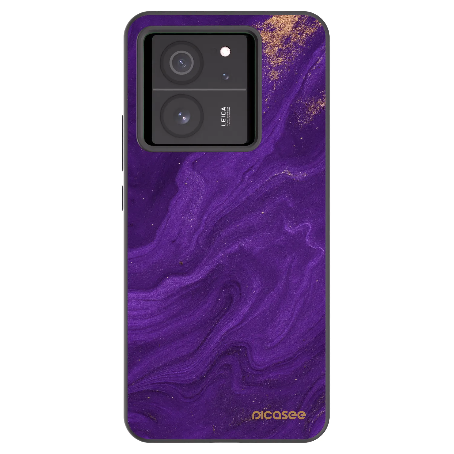 Picasee crna silikonska maskica za Xiaomi 13T Pro - Purple