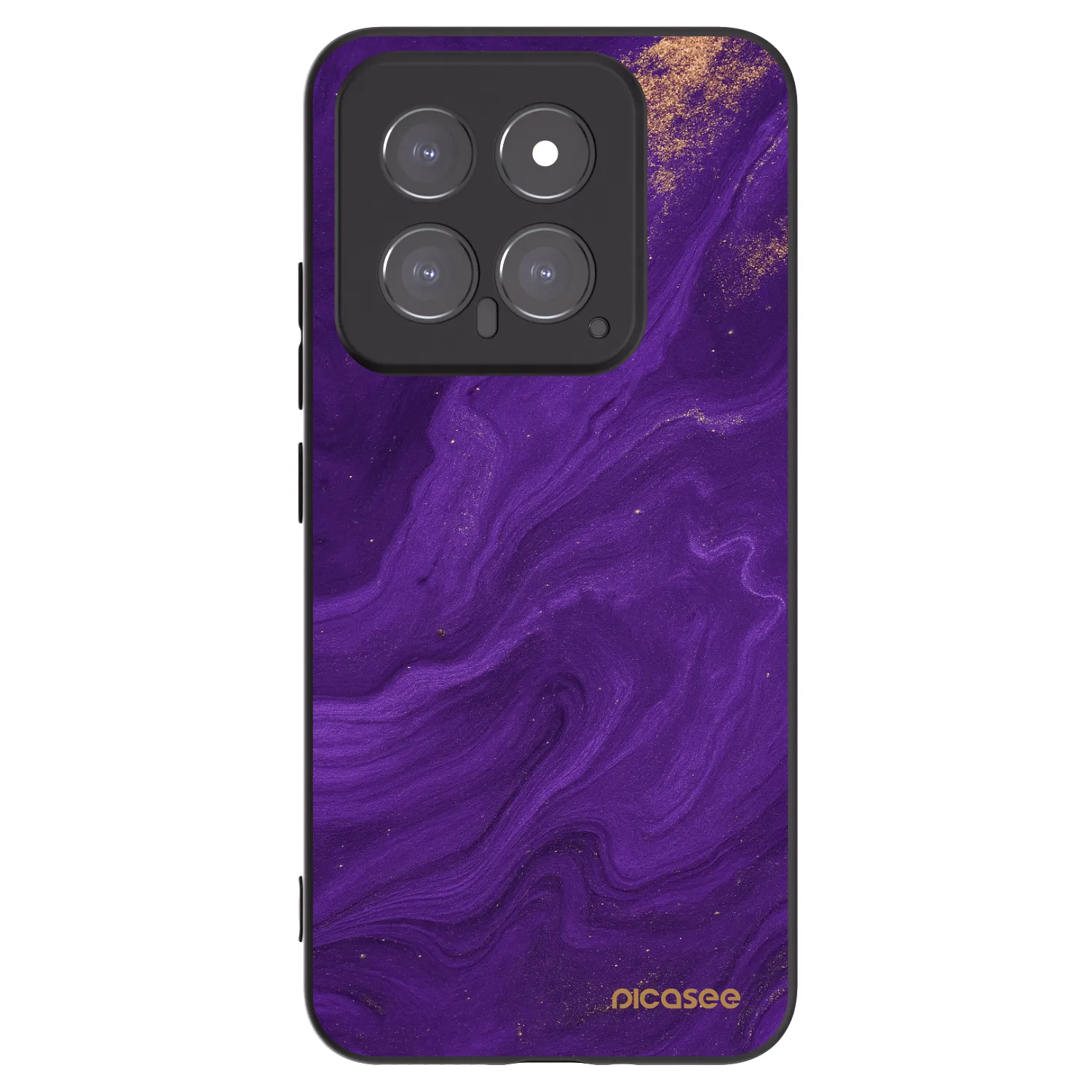 Picasee crna silikonska maskica za Xiaomi 14 - Purple