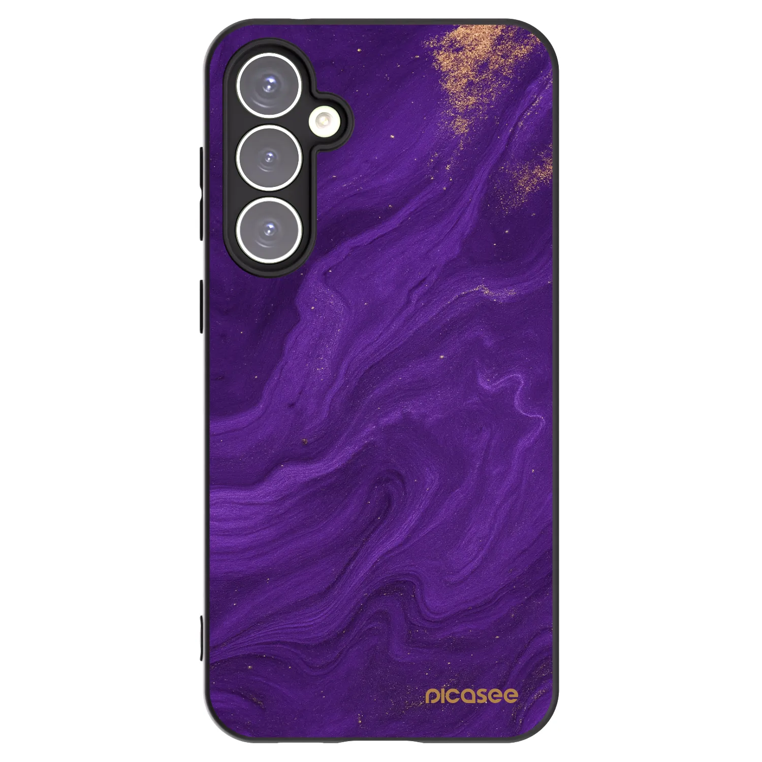 Picasee crna silikonska maskica za Samsung Galaxy S23 FE S711B - Purple
