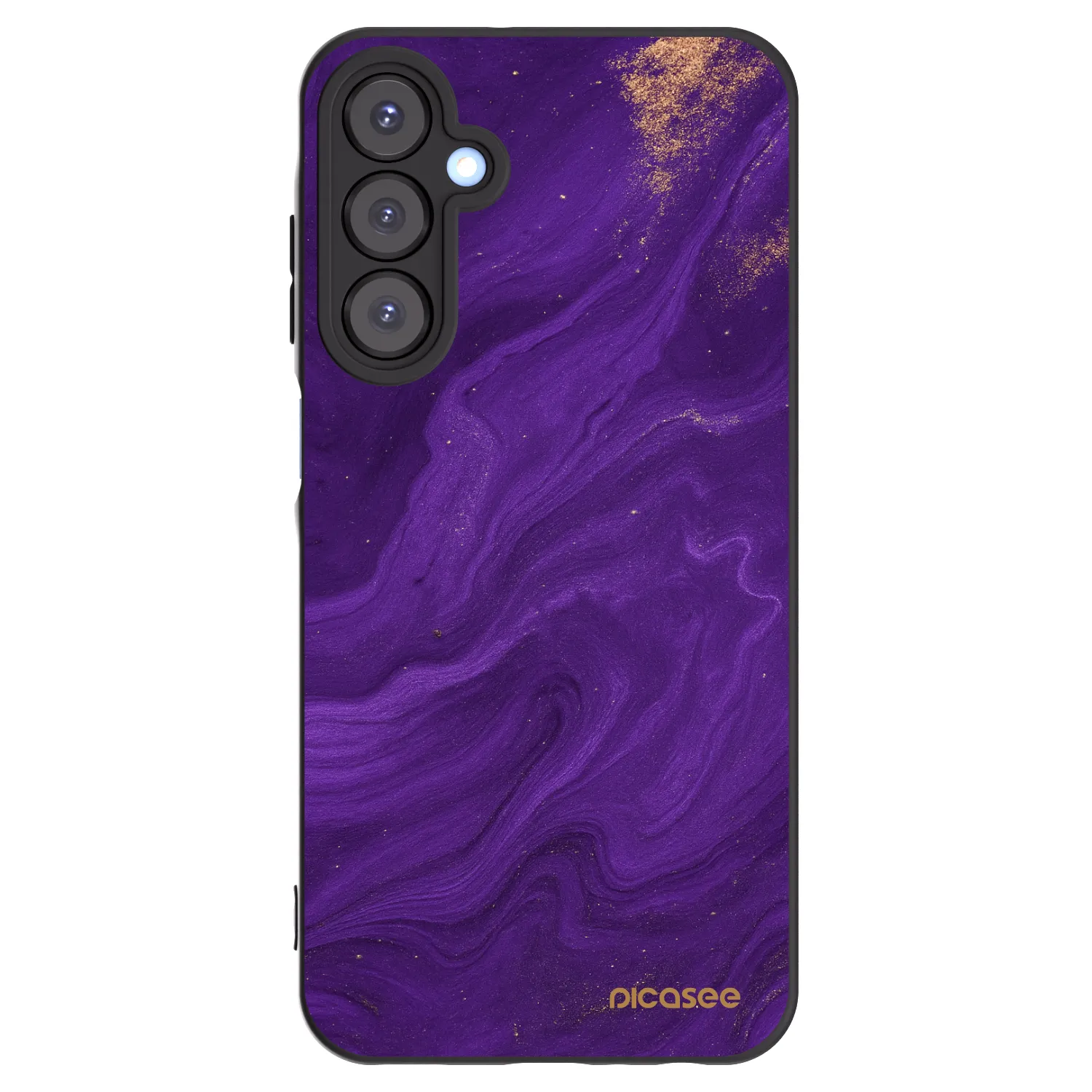 Picasee crna silikonska maskica za Samsung Galaxy A25 A256B 5G - Purple