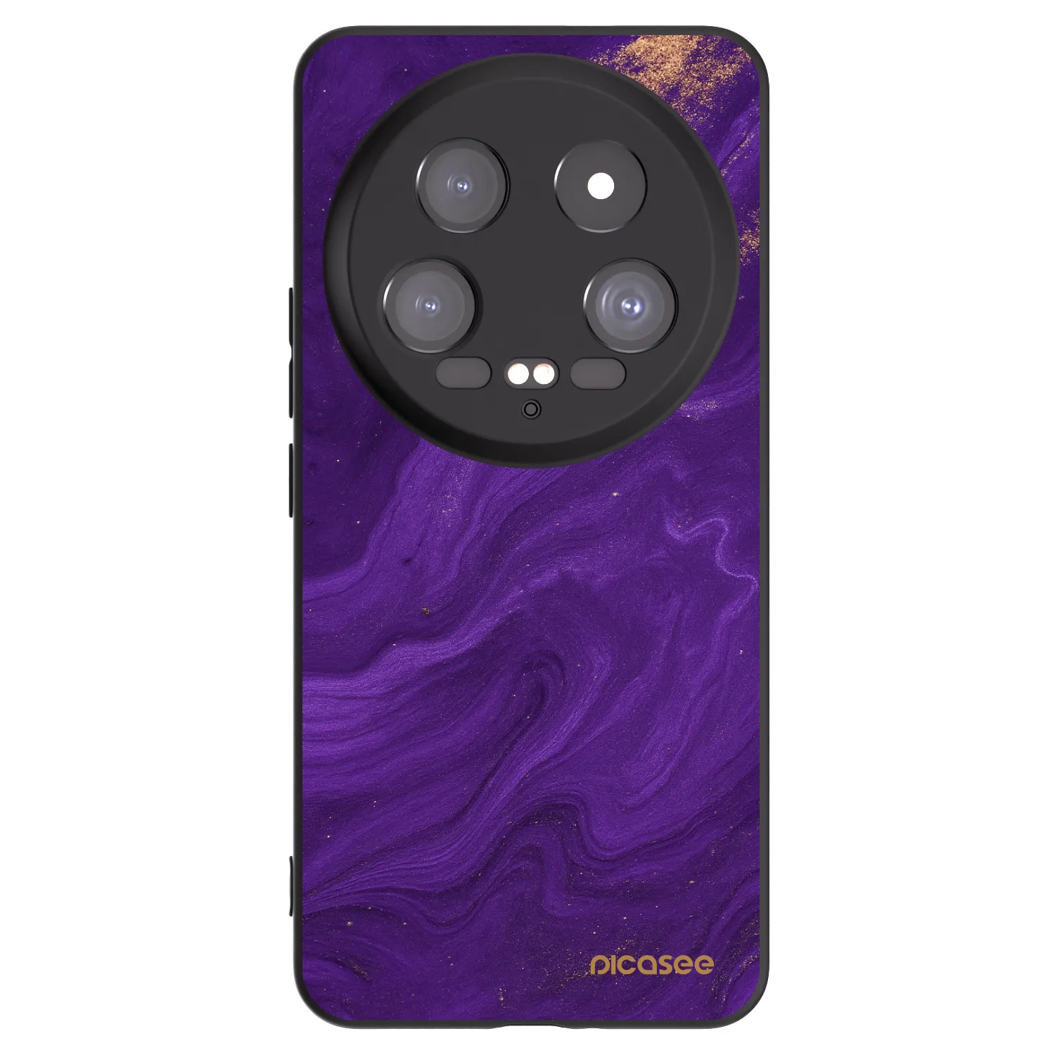 Picasee crna silikonska maskica za Xiaomi 14 Ultra - Purple