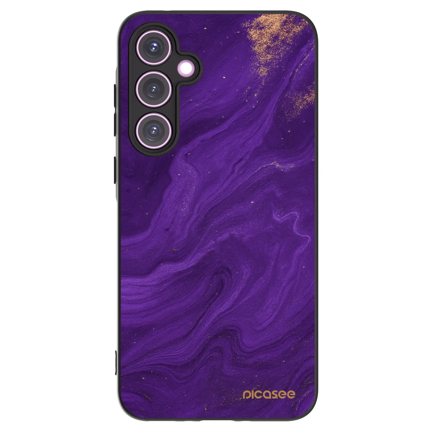 Picasee crna silikonska maskica za Samsung Galaxy A35 5G A356B - Purple