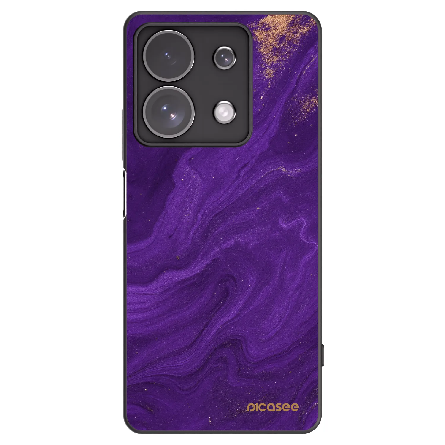 Picasee crna silikonska maskica za Xiaomi Redmi Note 13 Pro 4G - Purple