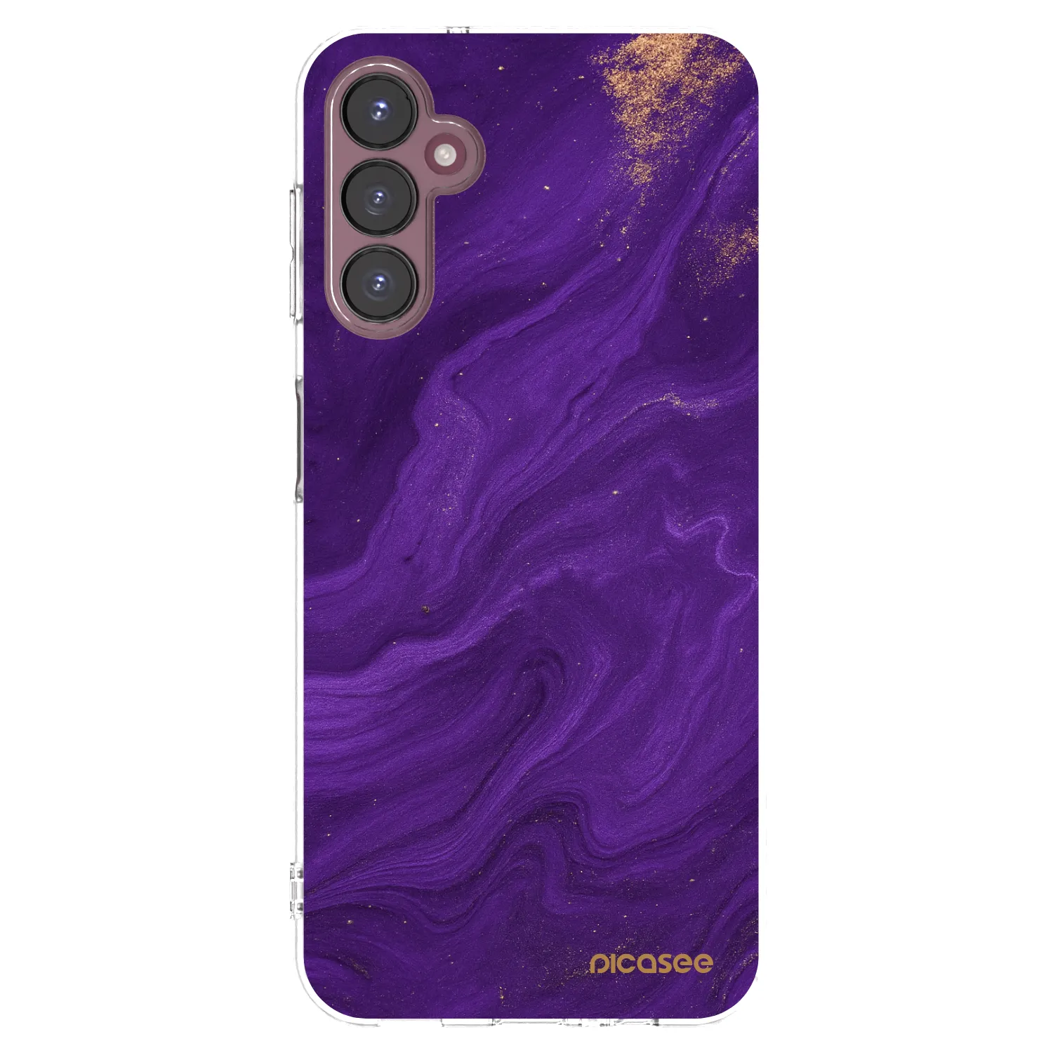 Picasee silikonska prozirna maskica za Samsung Galaxy A05s A057G - Purple