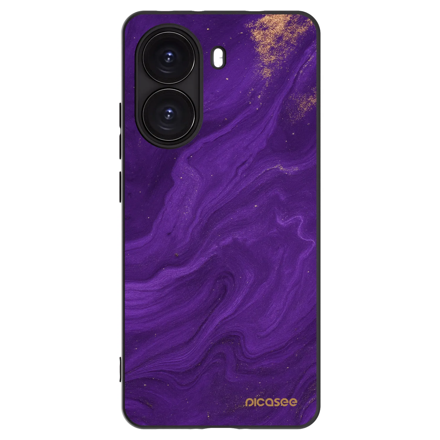 Picasee crna silikonska maskica za Xiaomi Poco X7 Pro 5G - Purple