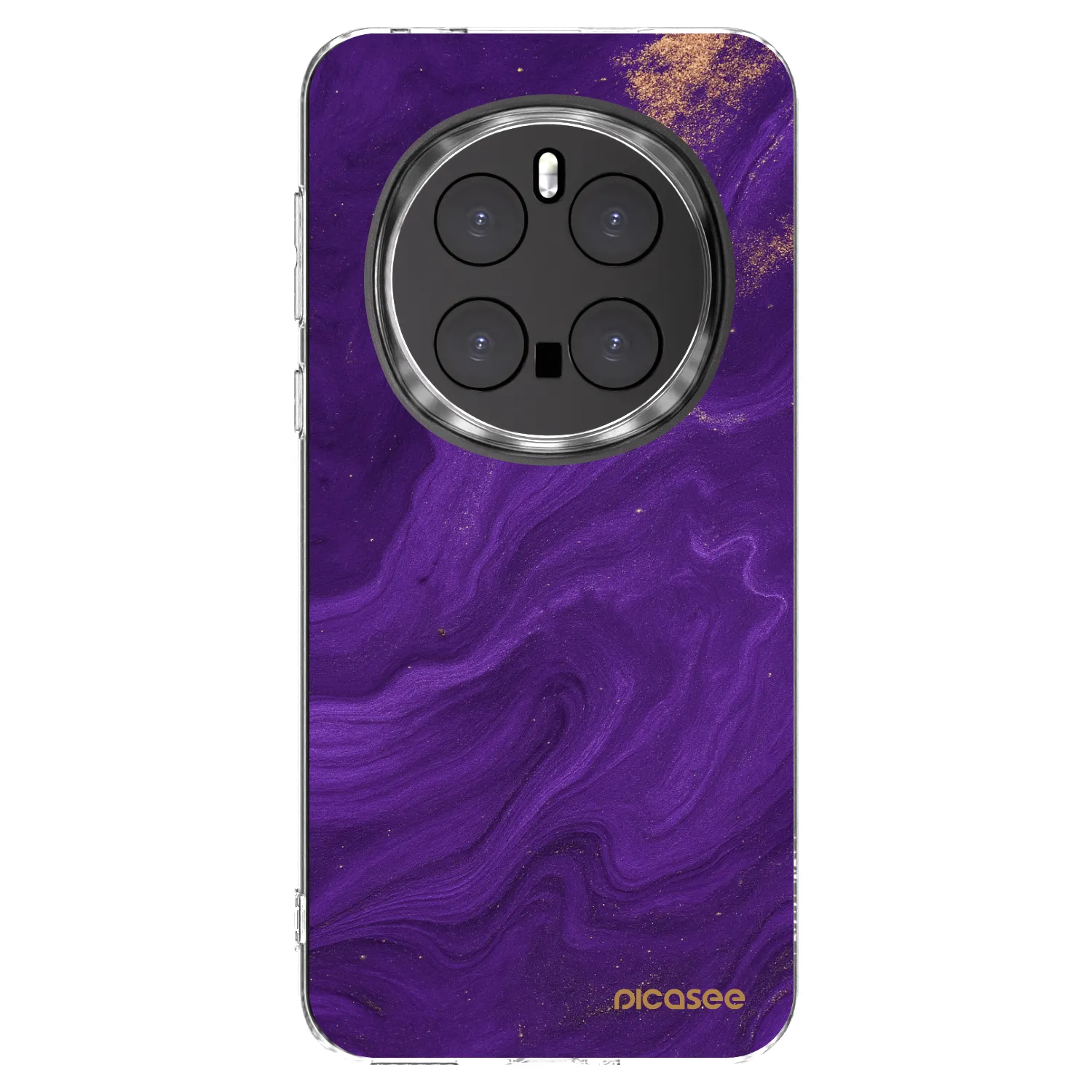 Picasee silikonska prozirna maskica za Honor Magic7 Pro 5G - Purple