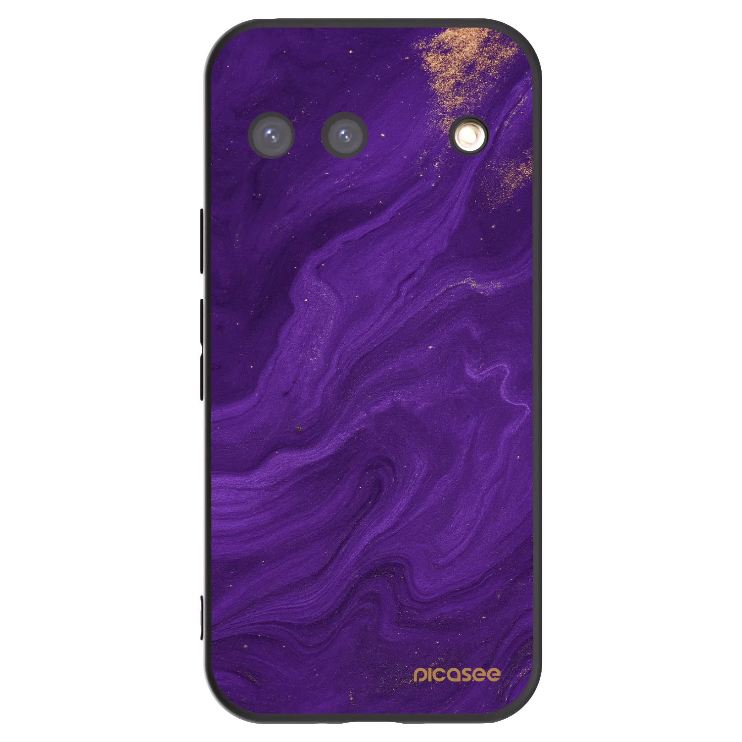 Picasee crna silikonska maskica za Google Pixel 9 - Purple