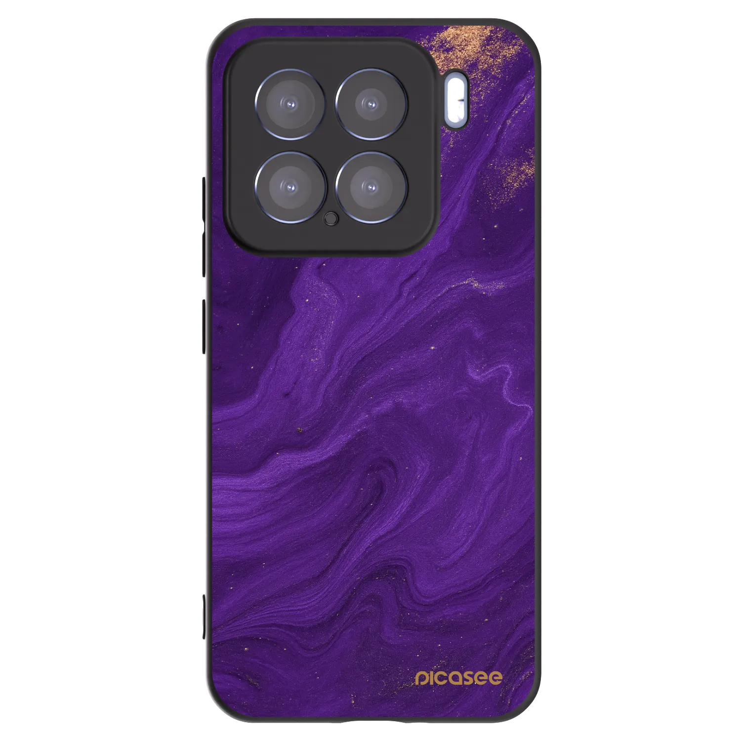 Picasee crna silikonska maskica za Xiaomi 15 - Purple