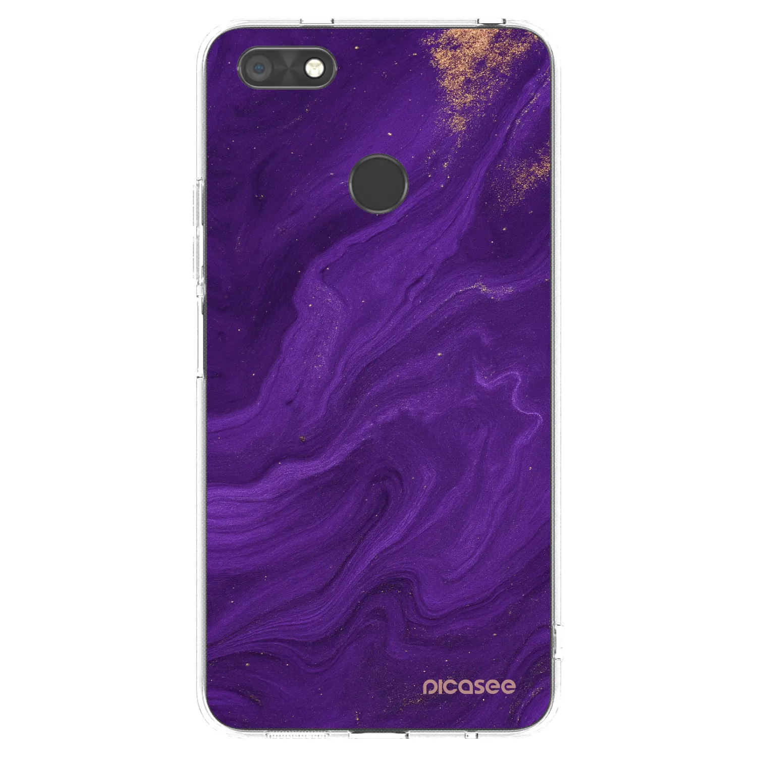 Picasee silikonska prozirna maskica za Huawei P9 Lite Mini - Purple