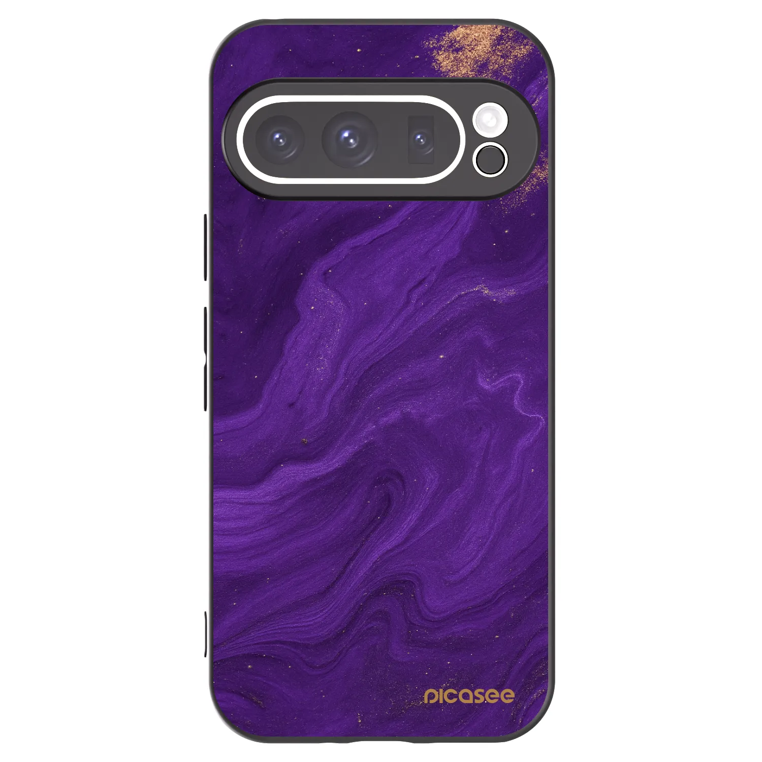 Picasee crna silikonska maskica za Google Pixel 9 Pro - Purple