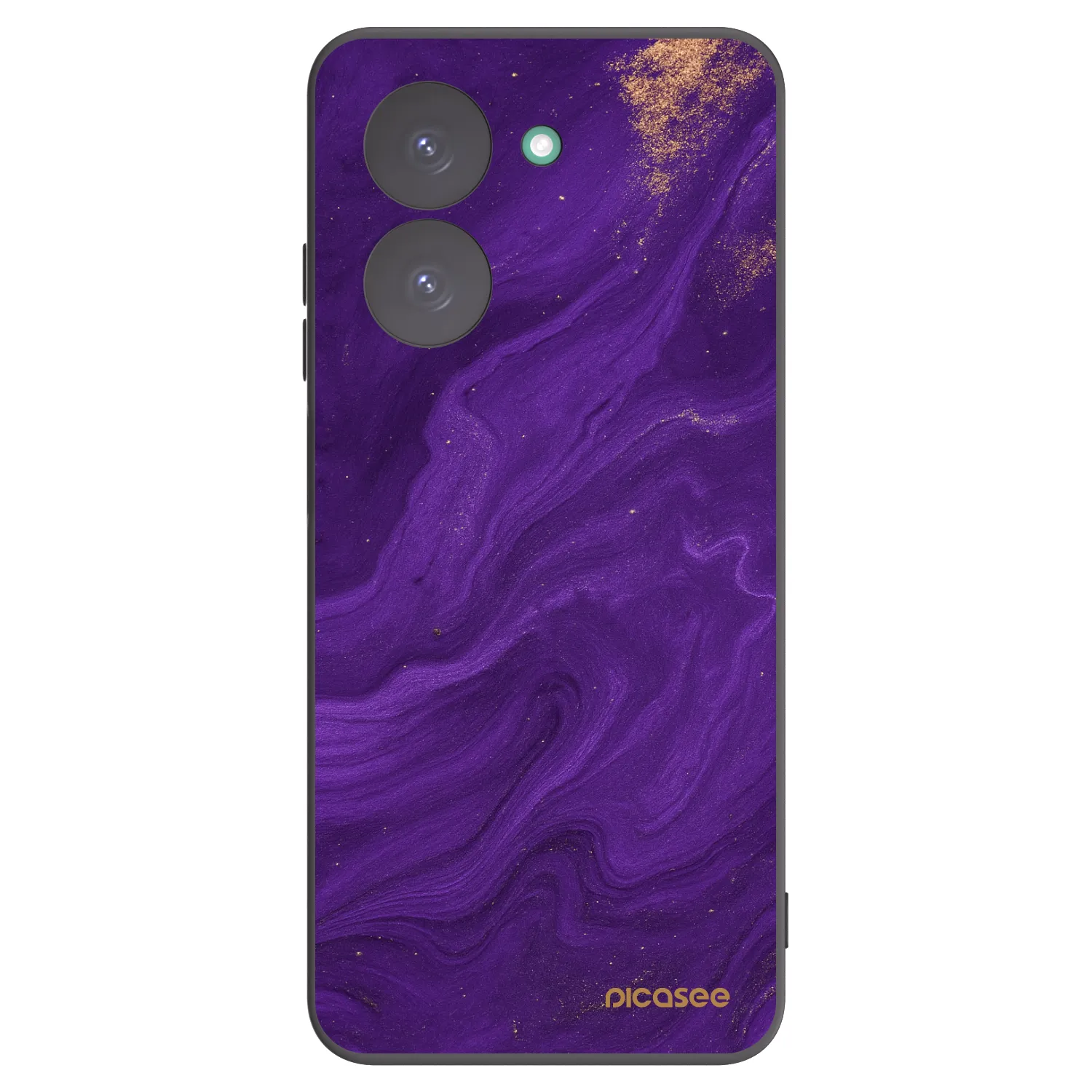 Picasee crna silikonska maskica za Xiaomi Redmi A5 - Purple