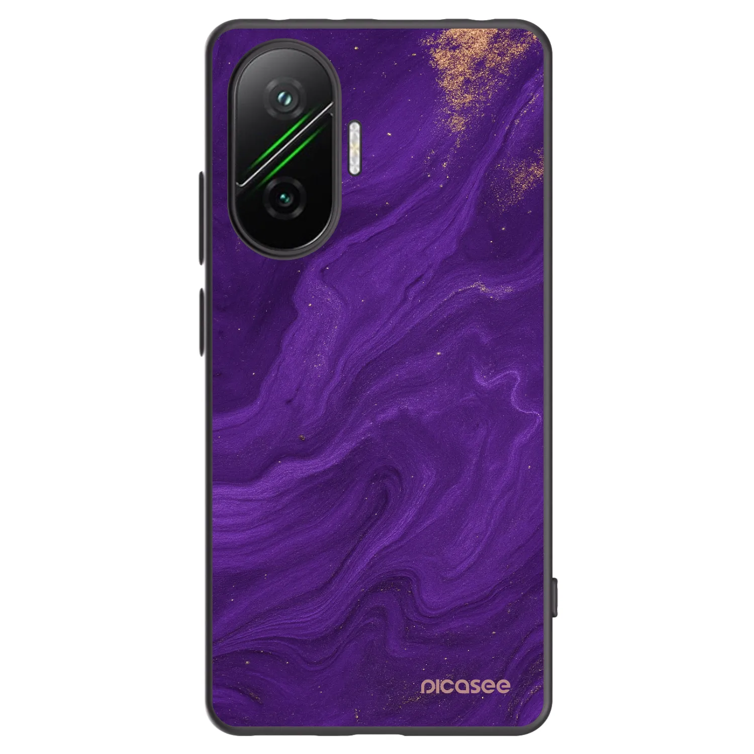 Picasee crna silikonska maskica za Xiaomi Poco F7 Pro 5G - Purple
