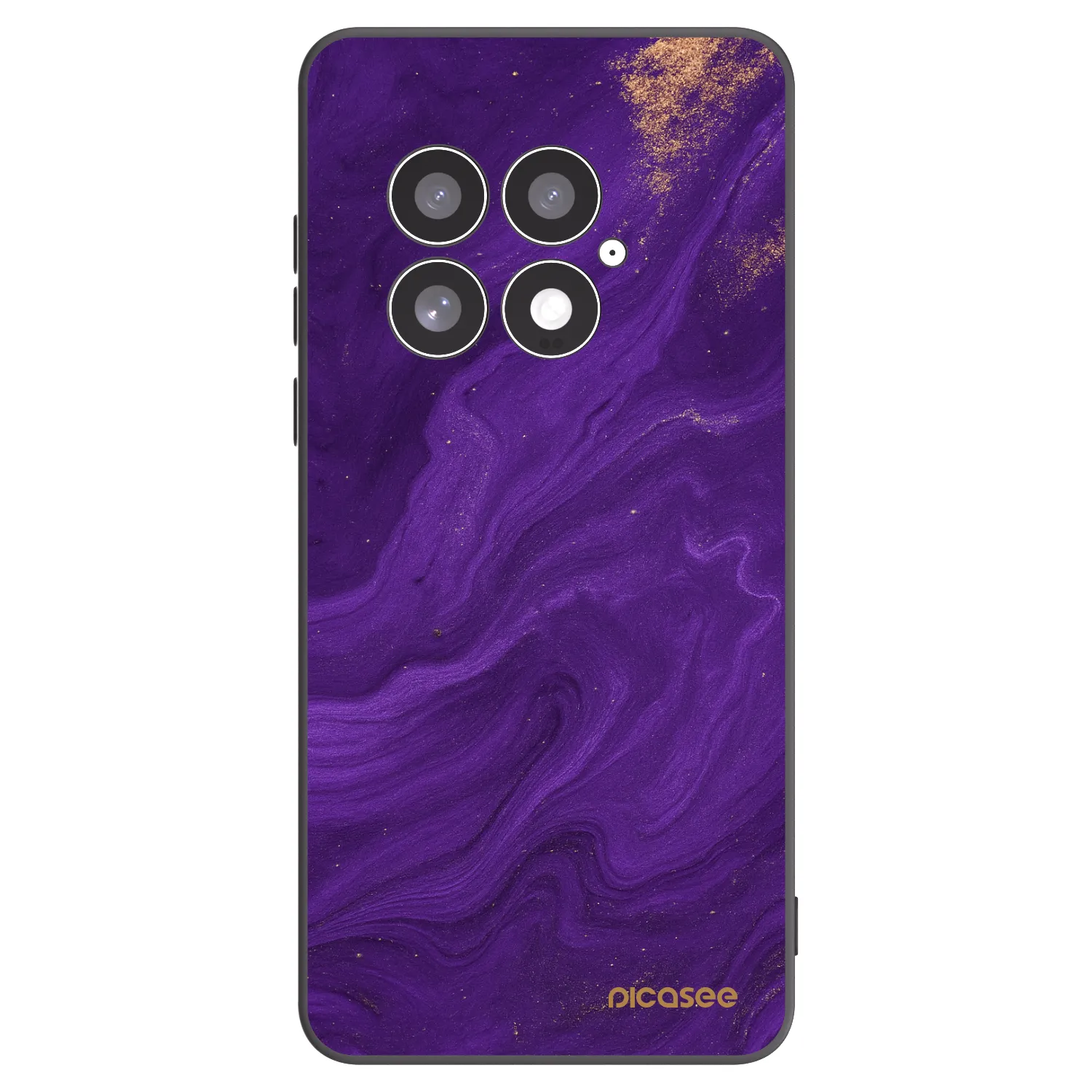 Picasee crna silikonska maskica za OnePlus 13 5G - Purple