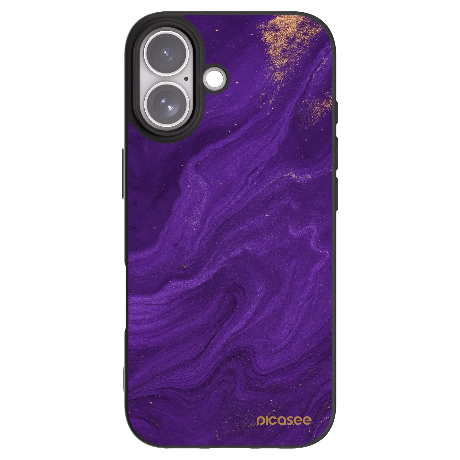 Picasee crna silikonska maskica za Apple iPhone 17 - Purple