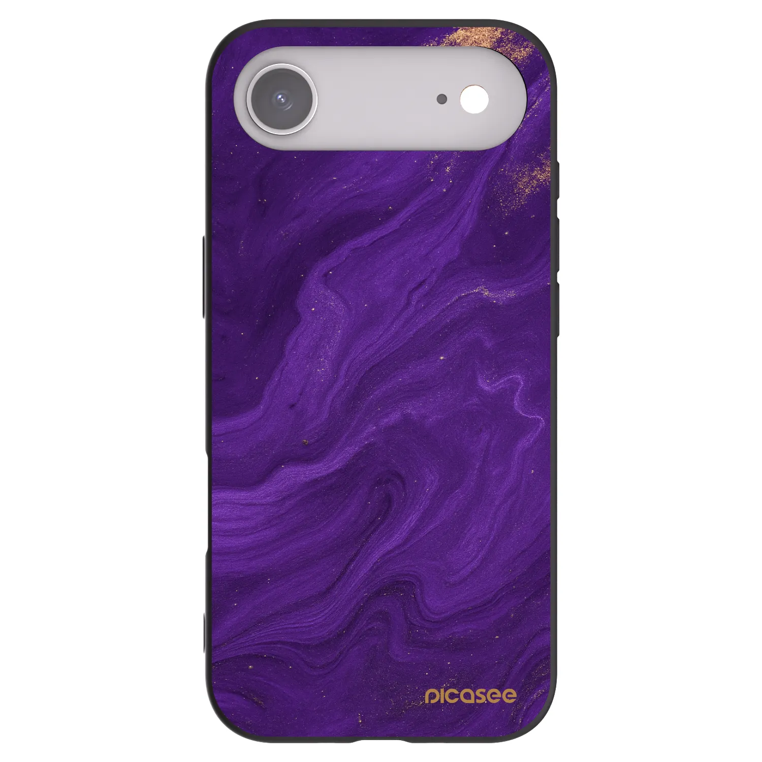 Picasee crna silikonska maskica za Apple iPhone Air - Purple