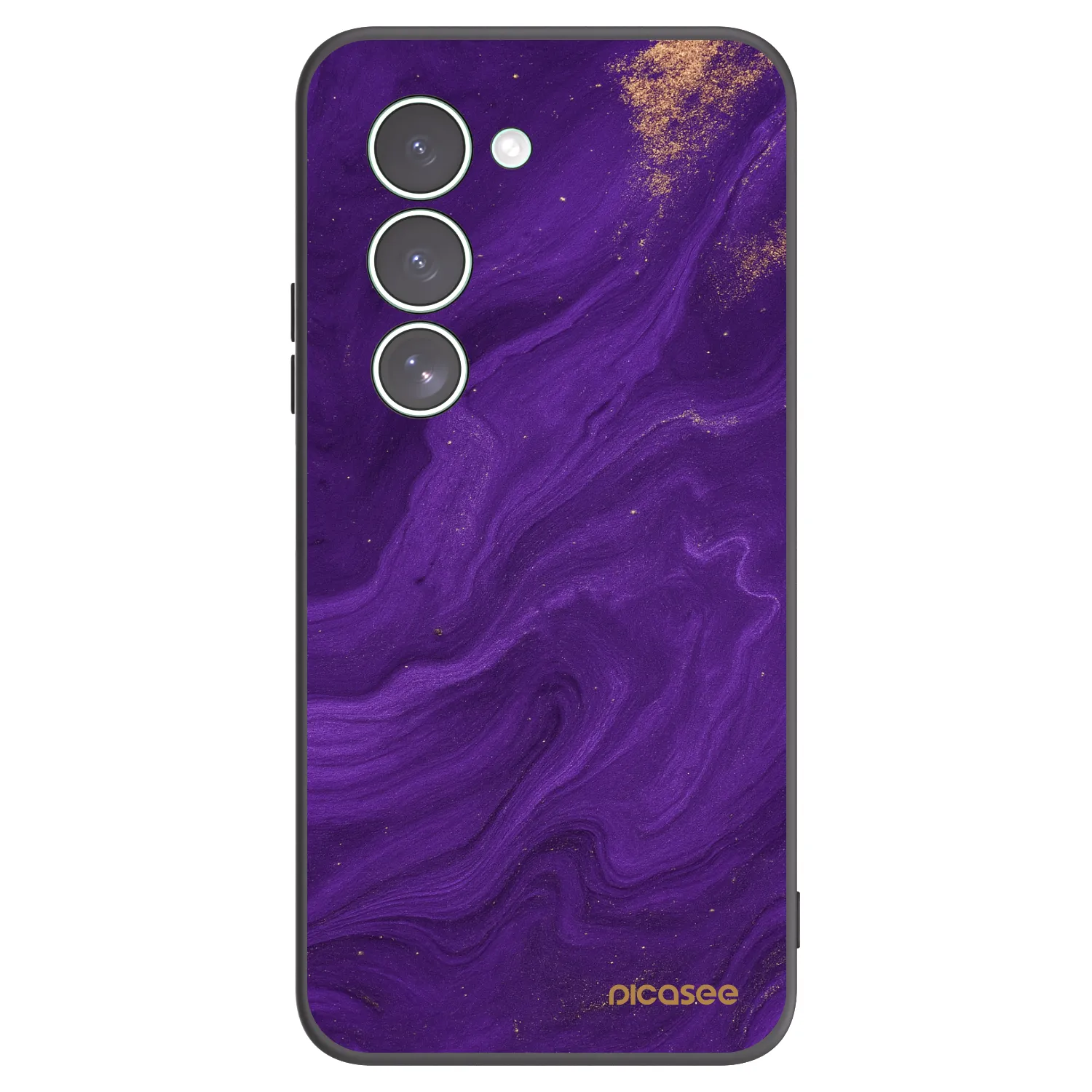 Picasee crna silikonska maskica za Xiaomi Redmi 15 5G - Purple