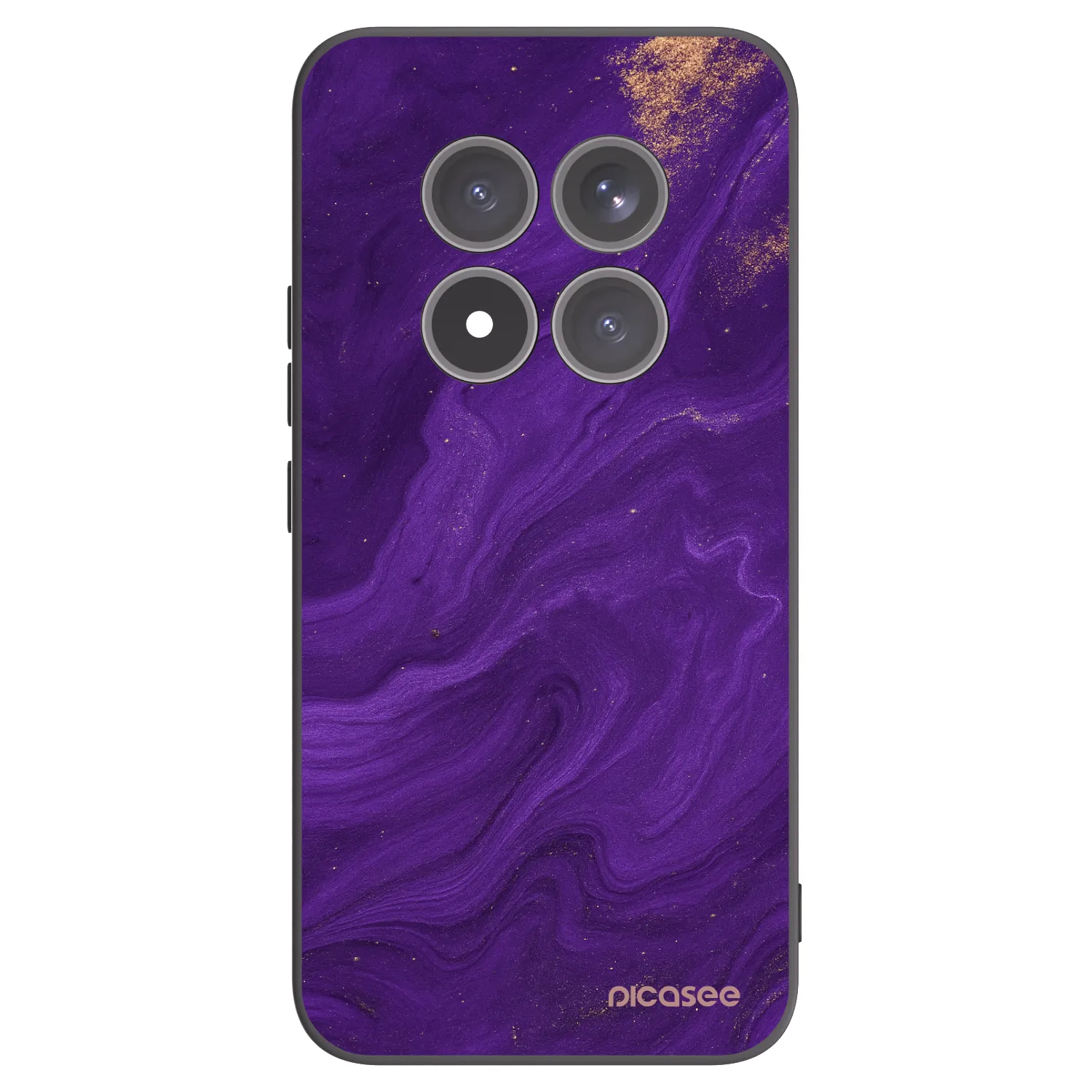 Picasee crna silikonska maskica za Xiaomi Redmi Note 15 Pro+ - Purple