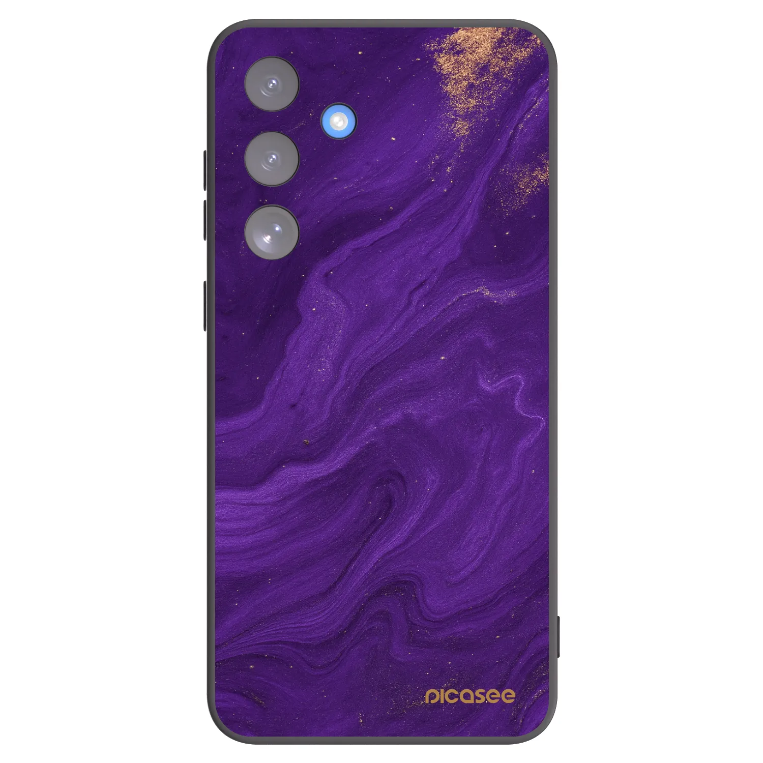 Picasee crna silikonska maskica za Samsung Galaxy S25 FE 5G - Purple