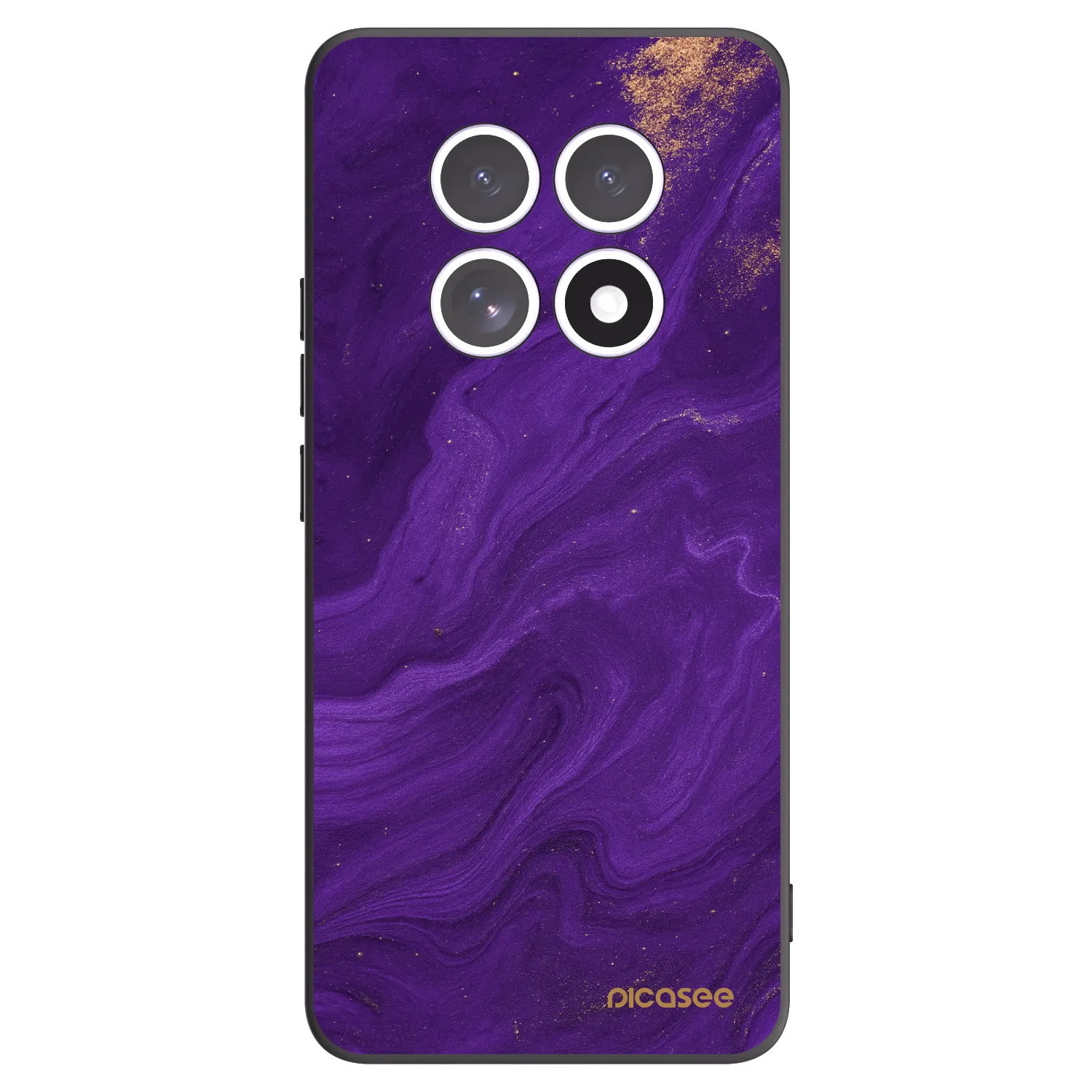 Picasee crna silikonska maskica za Xiaomi Redmi Note 15 - Purple