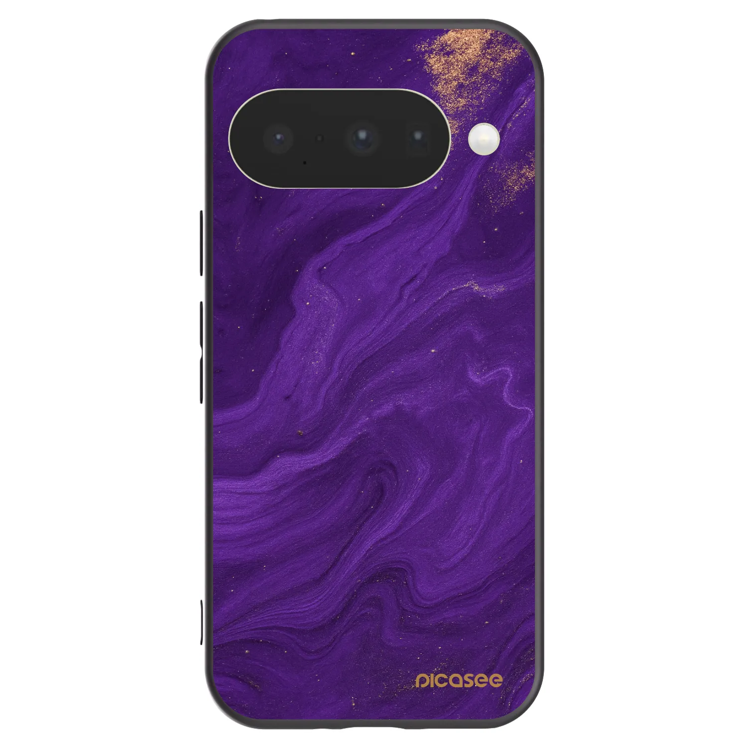 Picasee crna silikonska maskica za Google Pixel 10 - Purple