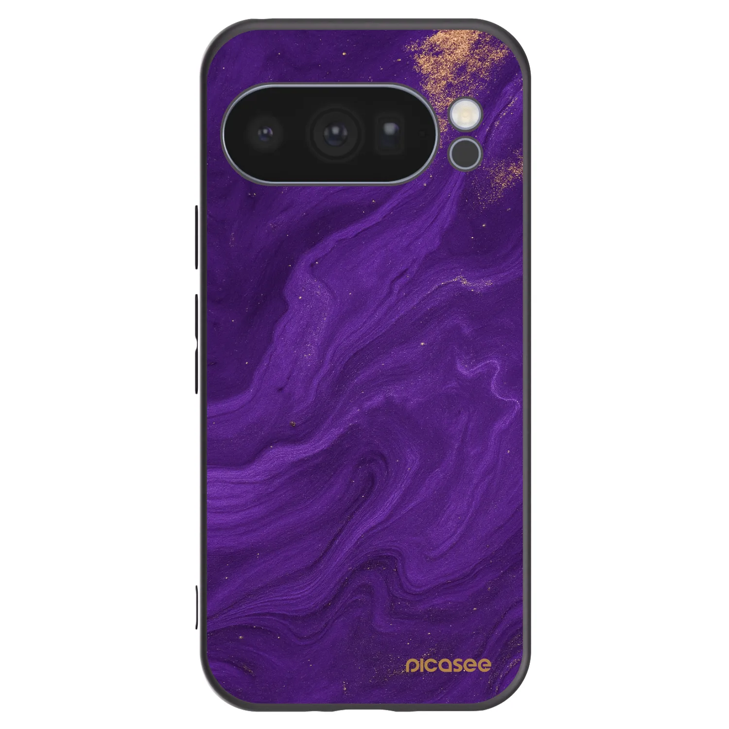 Picasee crna silikonska maskica za Google Pixel 10 Pro - Purple