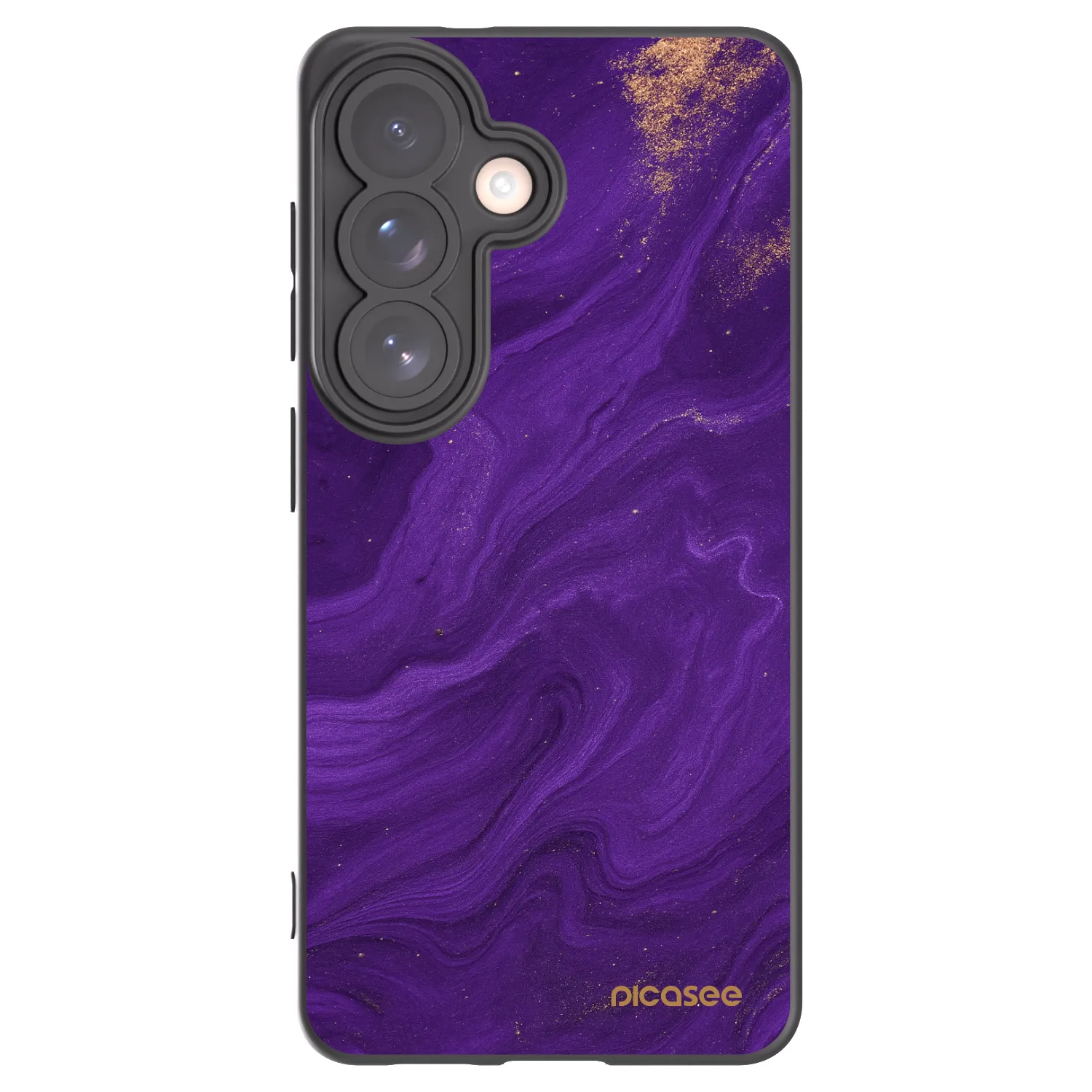 Picasee crna silikonska maskica za Samsung Galaxy S26 - Purple