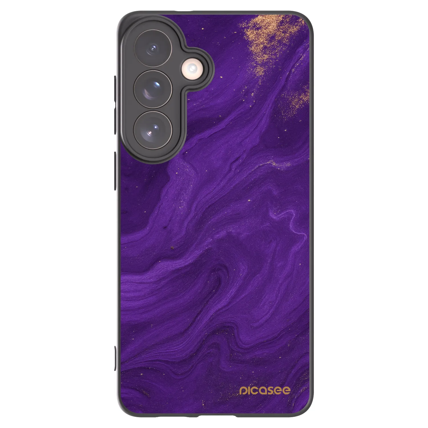 Picasee crna silikonska maskica za Samsung Galaxy S26+ - Purple