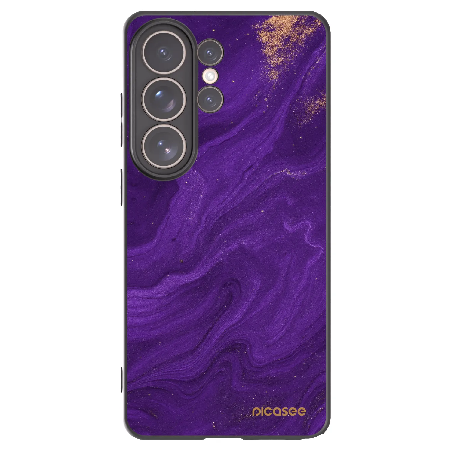 Picasee crna silikonska maskica za Samsung Galaxy S26 Ultra - Purple